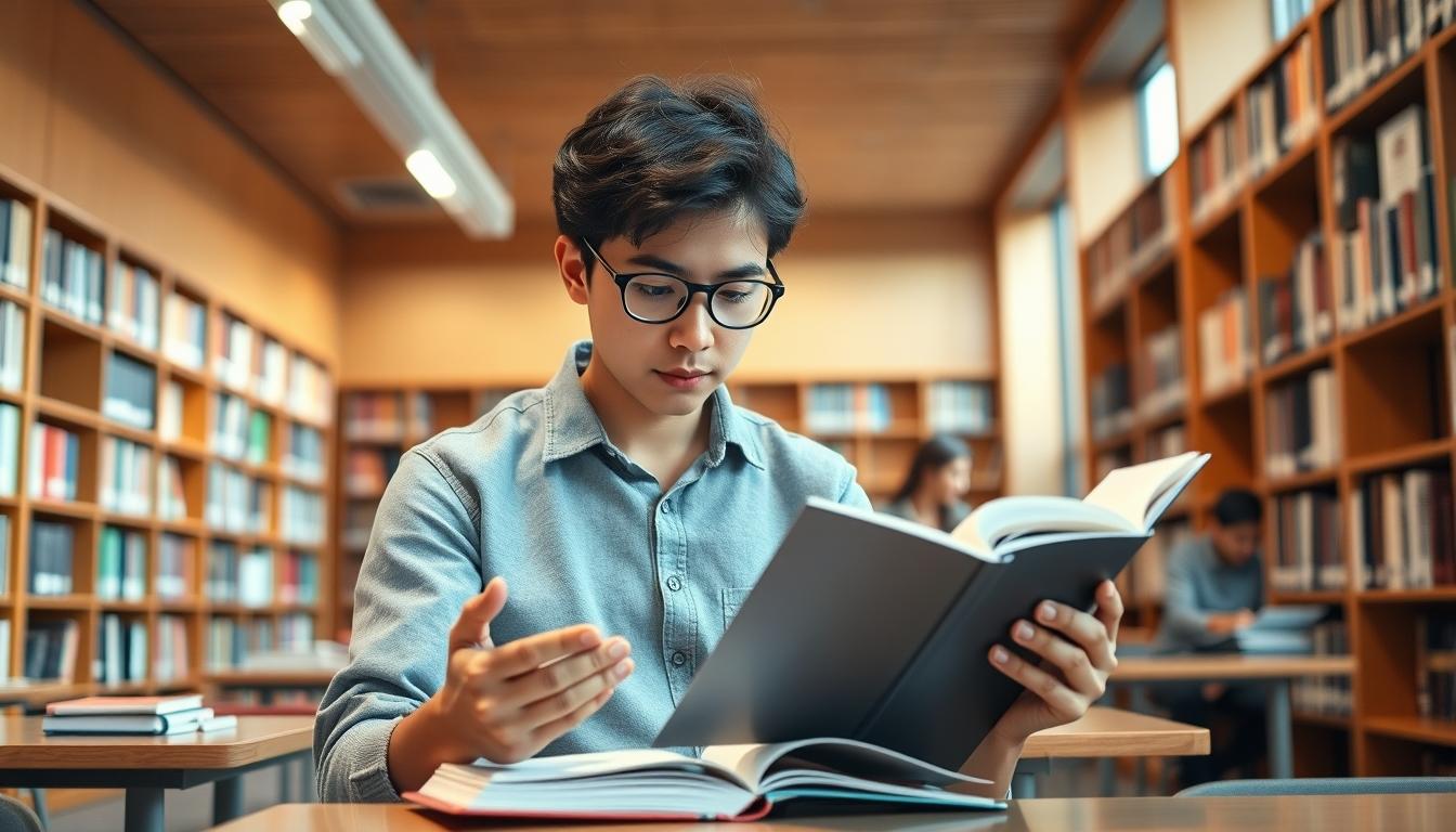 Students working in research laboratory
